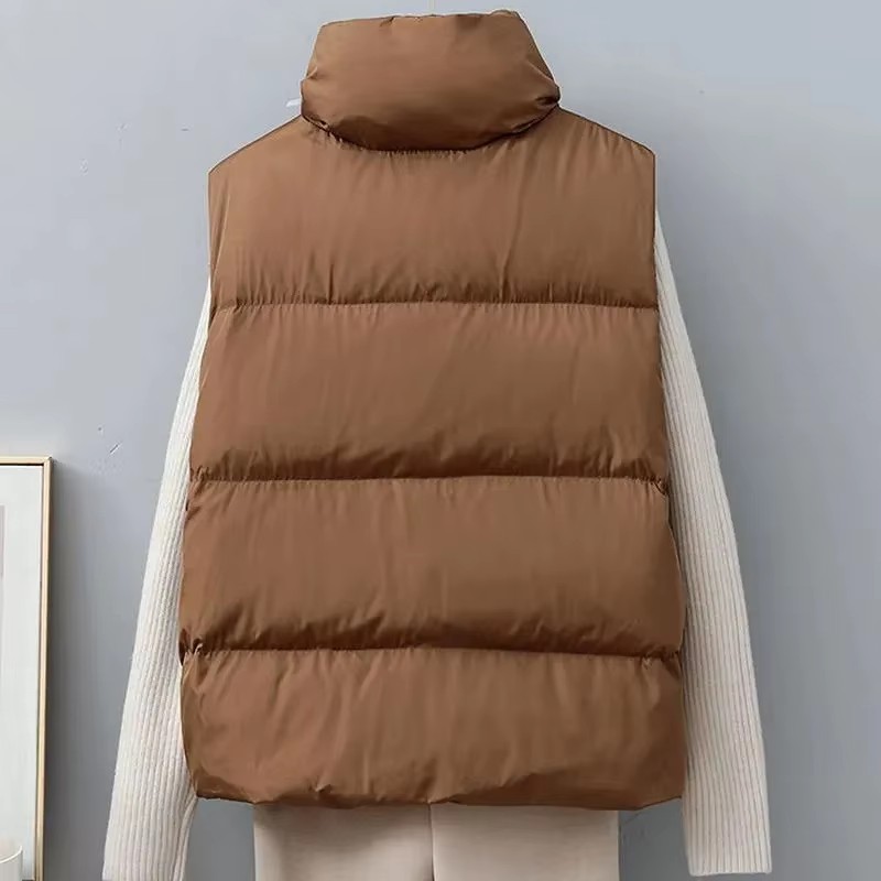 2025 New Winter Warm Cropped V - Puffer Vest Fashion Women avis et prix