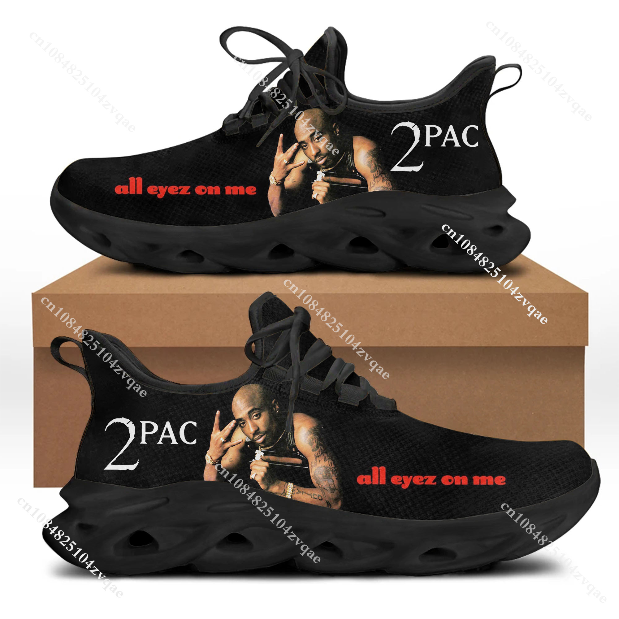Tupac Rapper 2Pac Flats Sneake - Women'S Fashion Running Shoes avis et prix