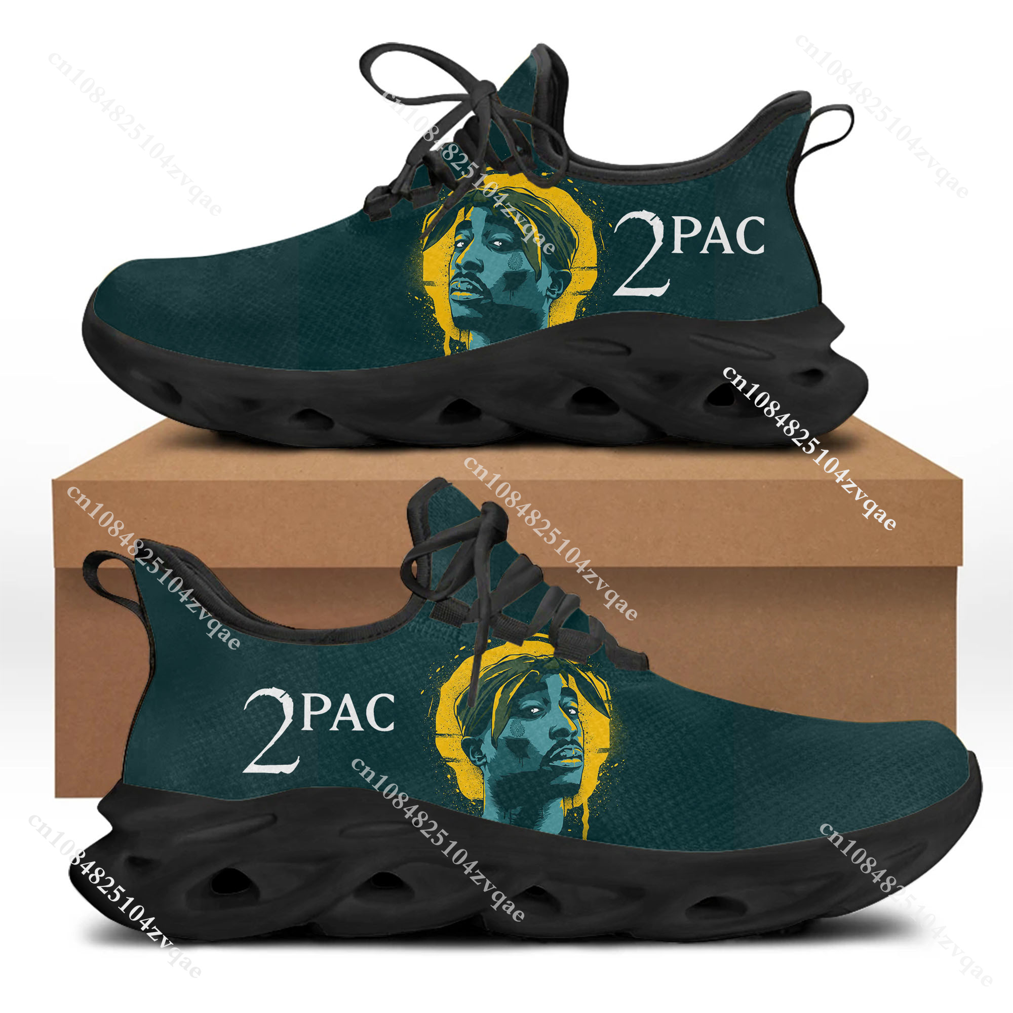 Tupac Rapper 2Pac Flats Sneake - Women'S Fashion Running Shoes avis et prix