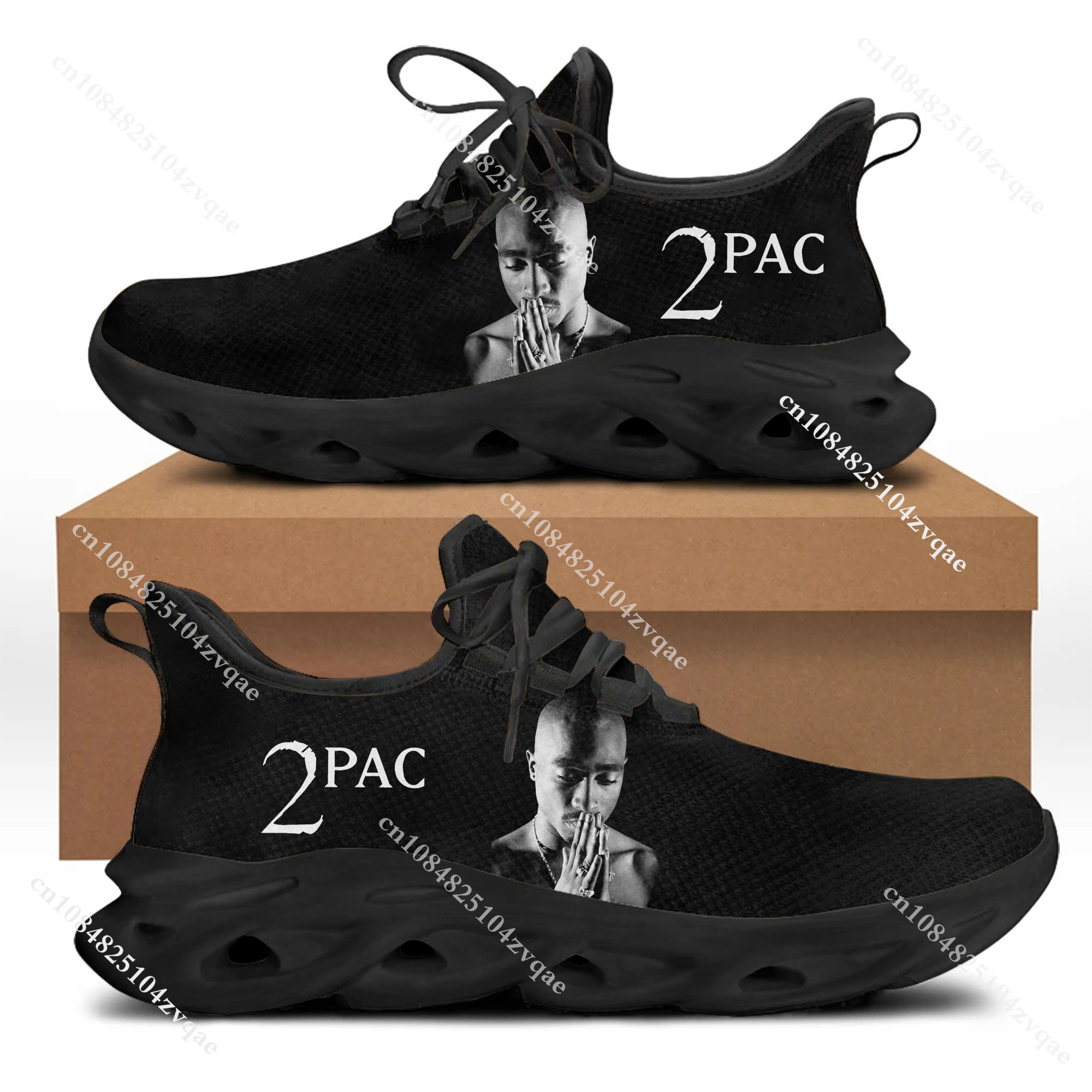 Tupac Rapper 2Pac Flats Sneake - Women'S Fashion Running Shoes avis et prix
