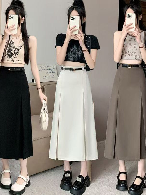 High Waist A-Line Skirt Suit S - A-Line Skirt Midi avis et prix