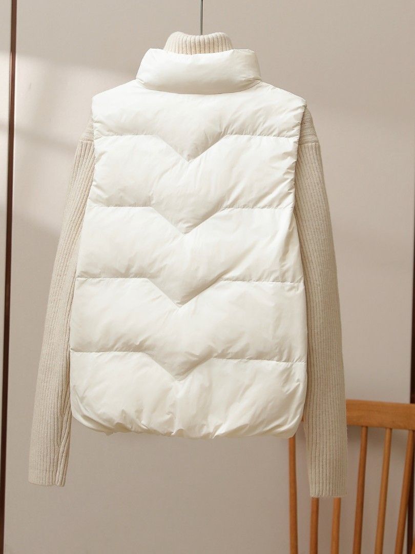 2025 New Winter Warm Cropped V - Puffer Vest Fashion Women avis et prix