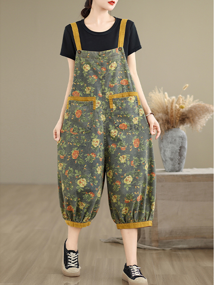Fashion Print Floral Y2K Denim - Mom Jeans Women avis et prix