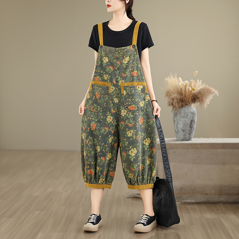 Fashion Print Floral Y2K Denim - Mom Jeans Women avis et prix
