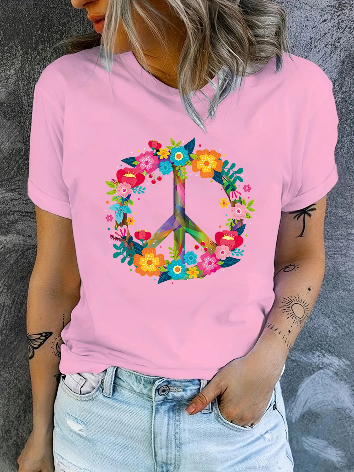 Peace Love Hippie Costume Tie  - Women'S Fashion From The 70S avis et prix