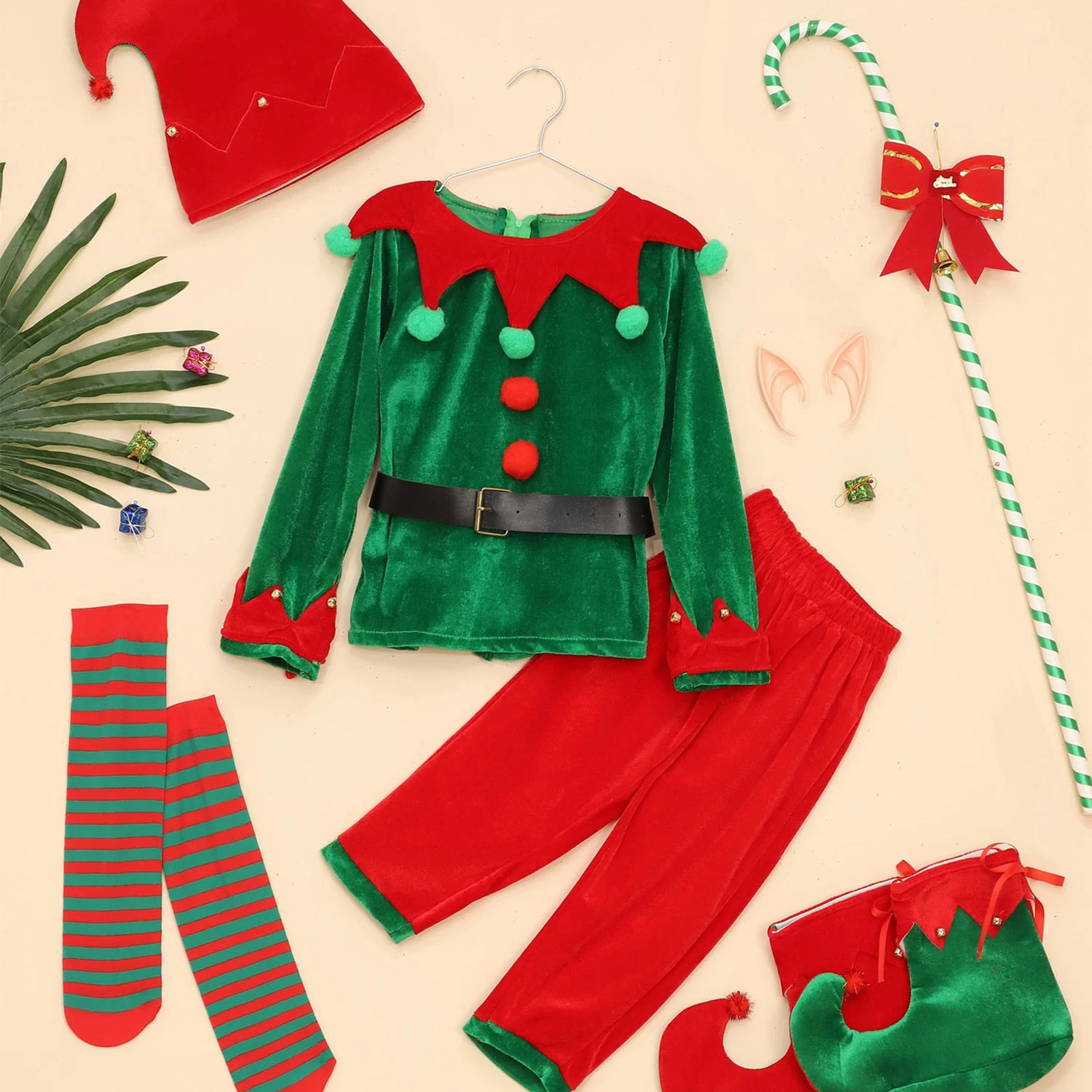 Boys Christmas Santa Claus Cos - Belted Shirt Dress avis et prix