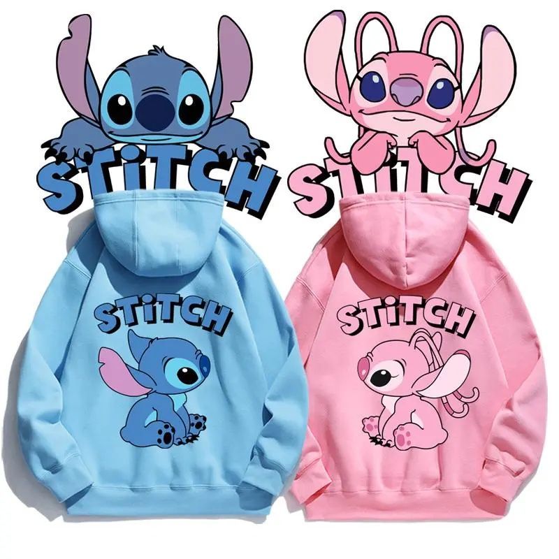 Cartoon Stitch Hoodie Loose Lo - Women'S Fashion Hoodies avis et prix
