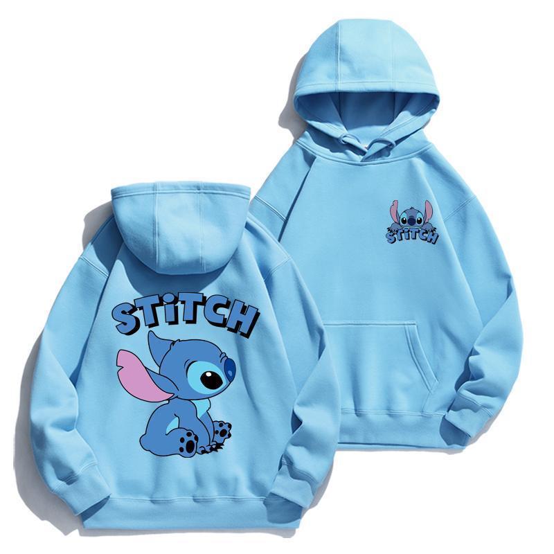 Cartoon Stitch Hoodie Loose Lo - Women'S Fashion Hoodies avis et prix