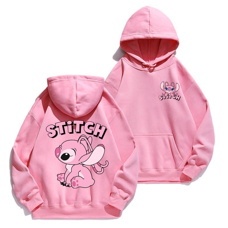 Cartoon Stitch Hoodie Loose Lo - Women'S Fashion Hoodies avis et prix