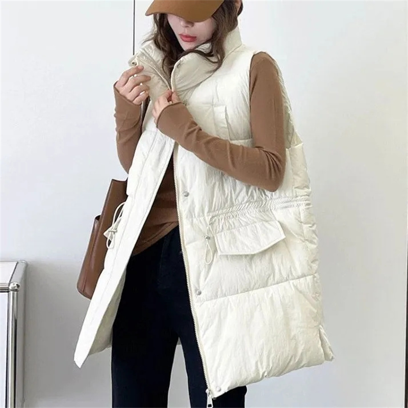2025 New Women's Medium-length - Puffer Vest Fashion Women avis et prix