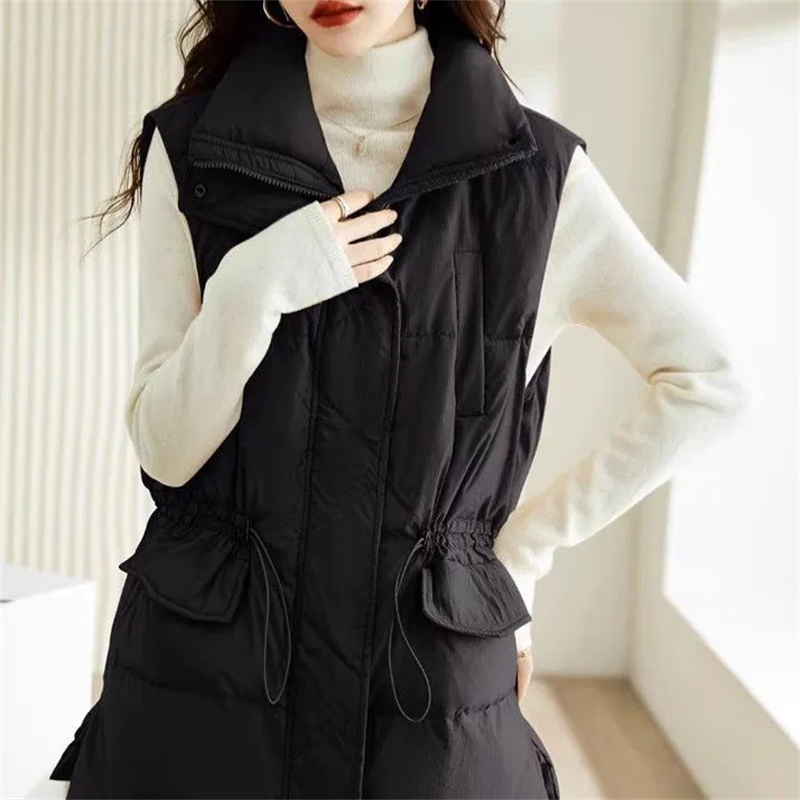 2025 New Women's Medium-length - Puffer Vest Fashion Women avis et prix