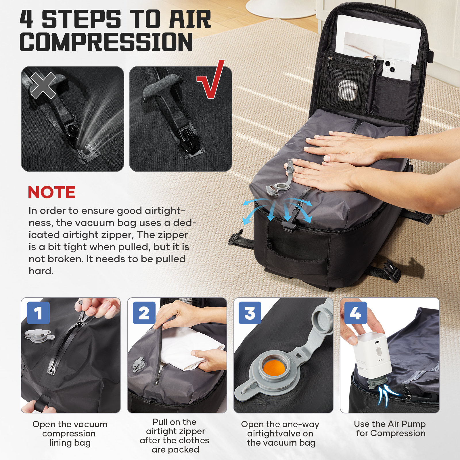 Women Backpack Vacuum Backpack - Fashion Women Belt avis et prix
