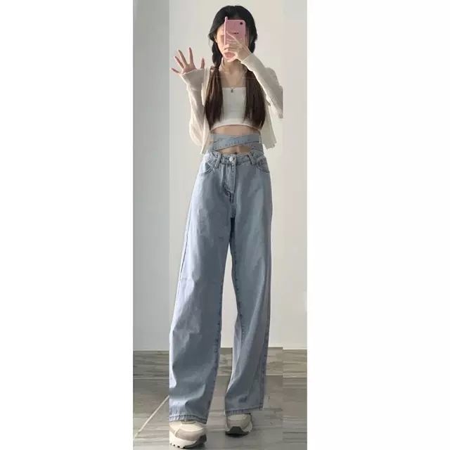 Jeans Women Wide School Clothe - Women'S Fashion Utility Pants avis et prix