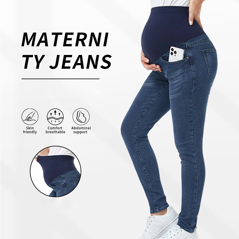 High Waist Maternity Jeans Tig - Mom Jeans Women avis et prix