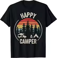 Camping Shirt Men Women Retro  - Women'S Fashion From The 70S avis et prix