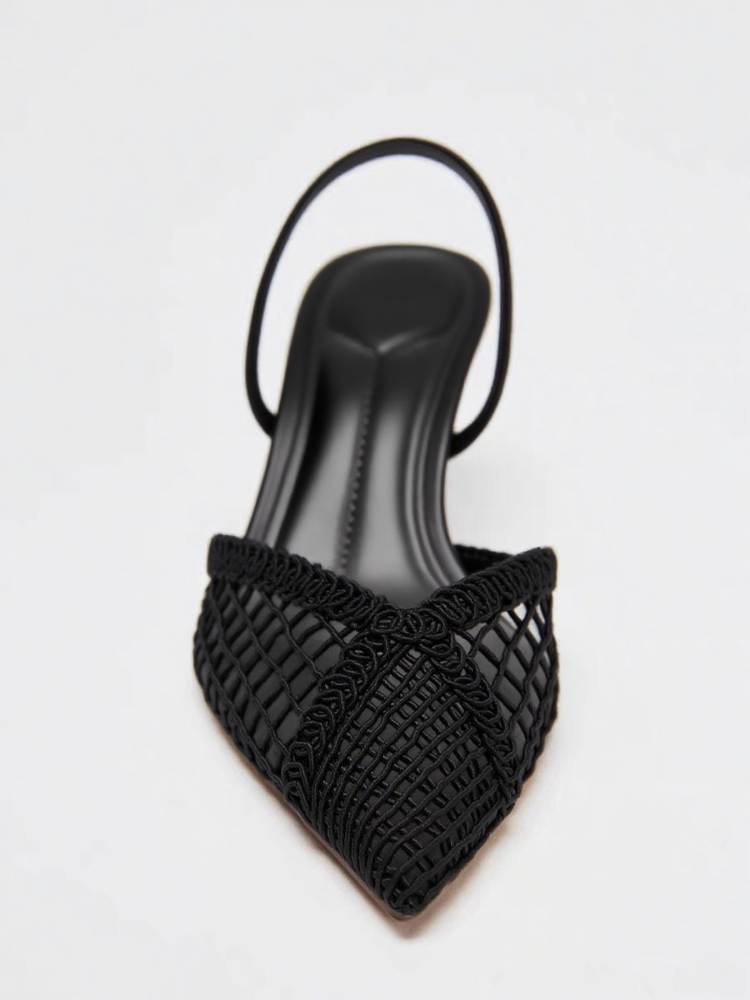 Mesh Woven Heeled Sandals Wome - Women Fashion Brand avis et prix