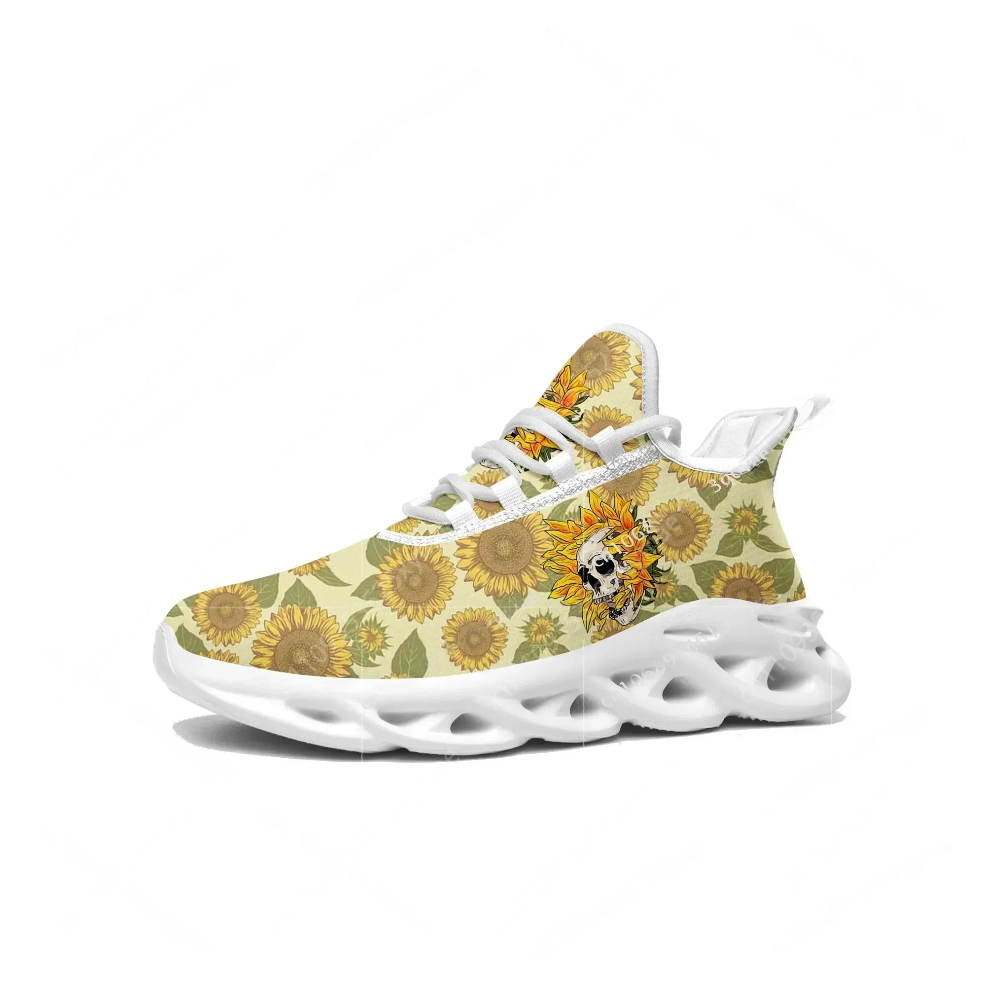 Sunflower Skull Prints Flats S - Women'S Fashion Running Shoes avis et prix