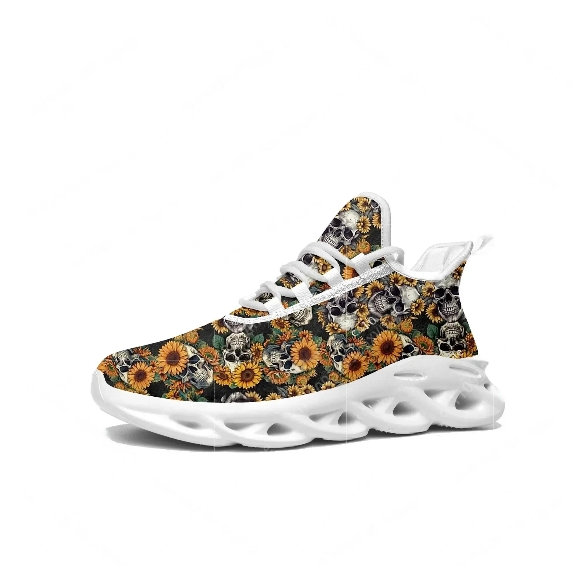 Sunflower Skull Prints Flats S - Women'S Fashion Running Shoes avis et prix