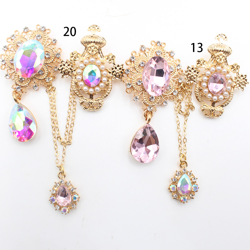 New alloy glass pin chain pear - Women'S Fashion Day avis et prix