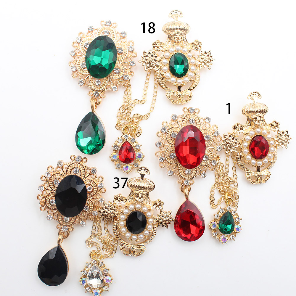 New alloy glass pin chain pear - Women'S Fashion Day avis et prix