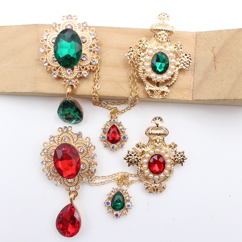 New alloy glass pin chain pear - Women'S Fashion Day avis et prix
