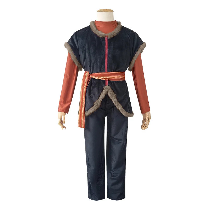 Frozen Cosplay Costumes Kristo - Belted Shirt Dress avis et prix