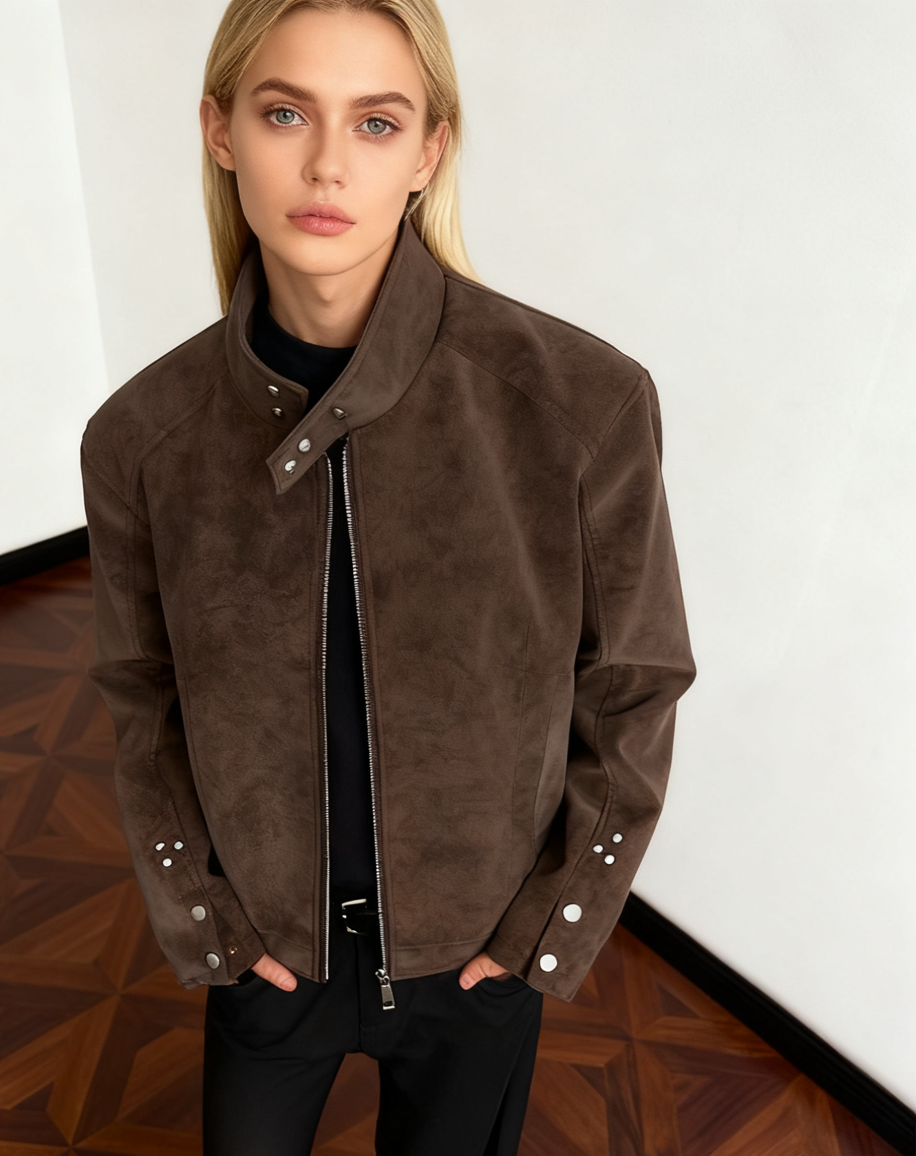Biker Jackets Womens Jacket El - Women'S Fashion Utility Jacket avis et prix