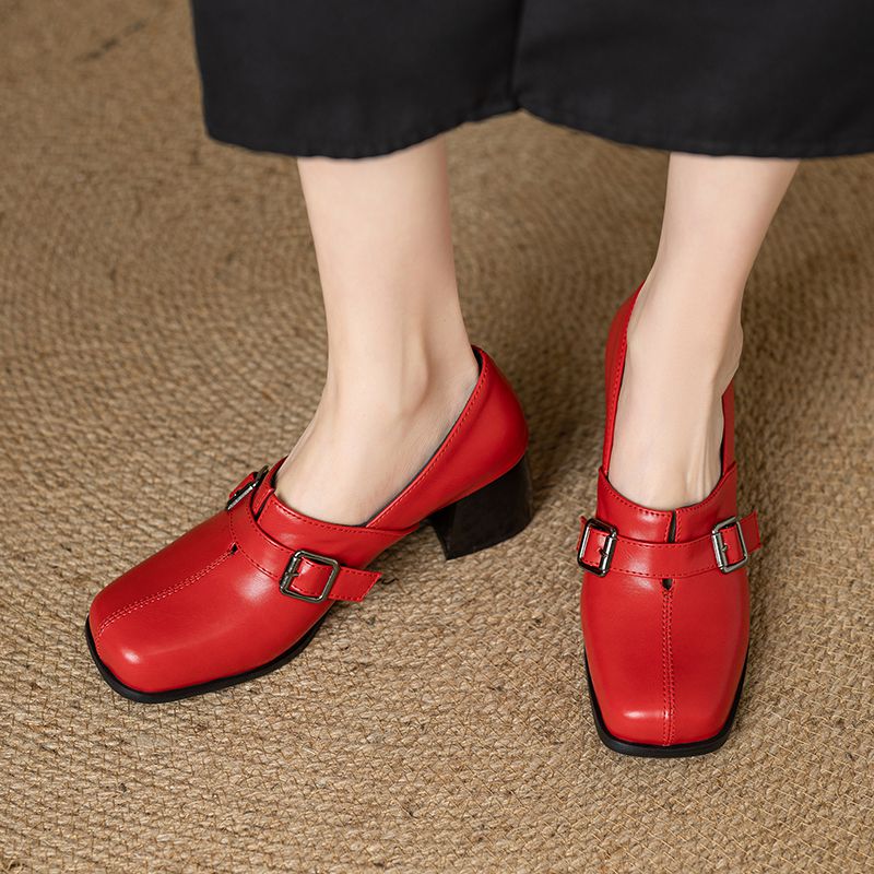 Girseaby Vintage Women Pumps S - Fashion Women Belt avis et prix